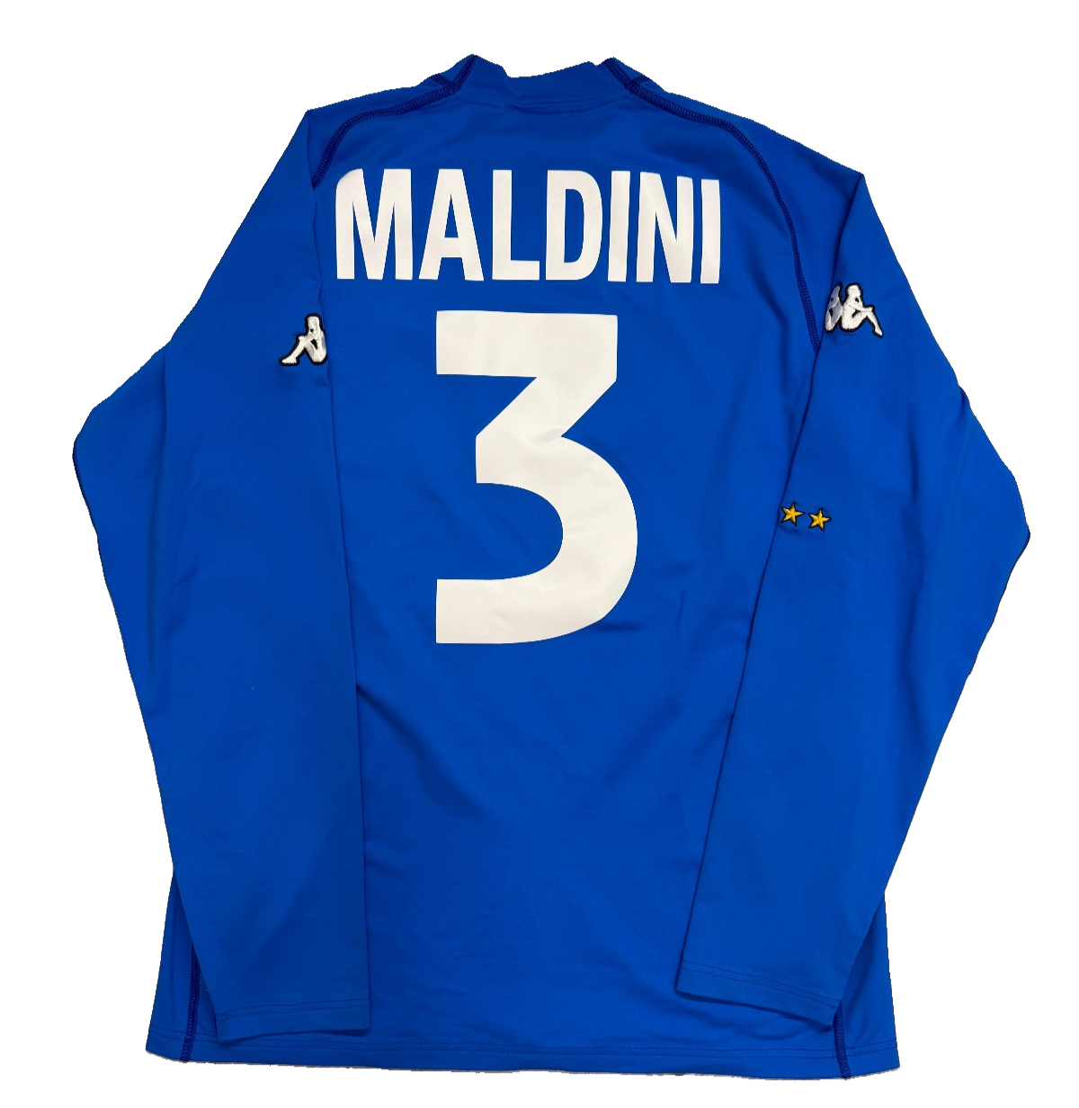 maglia italia Kappa EURO 2000 MALDINI 3 Player version home XXL jersey L/S
