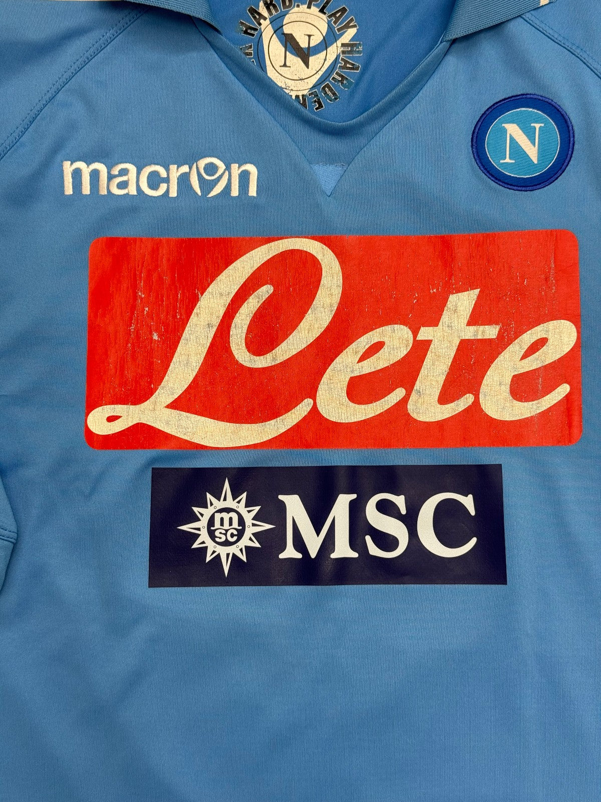 maglia calcio vintage Napoli Macron Hamsik 2011 2012 home LETE MSC XL