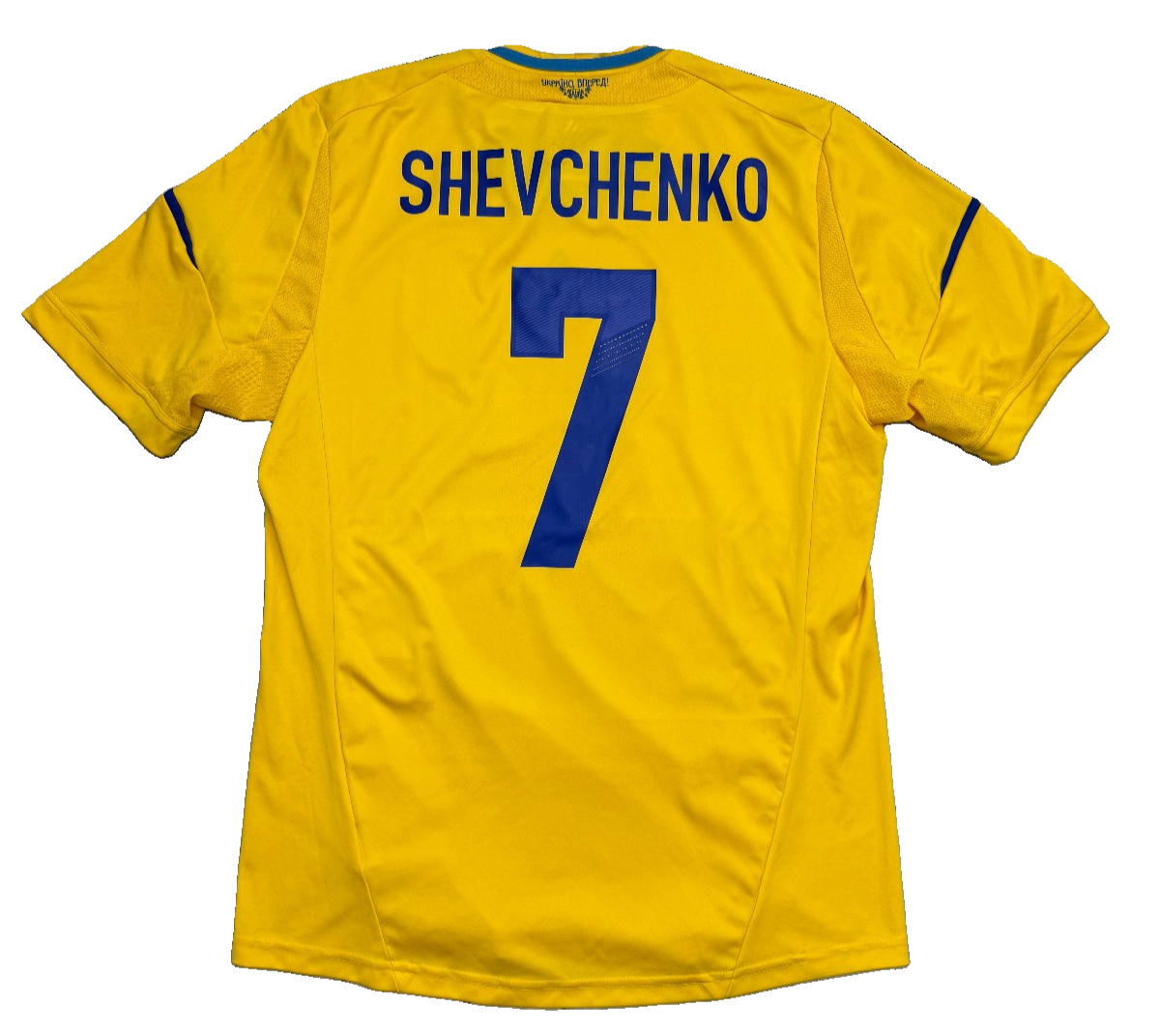 Maglia Ucraina Adidas Shevchenko 7 Vintage home Ukraine shirt EURO 2012 Taglia L