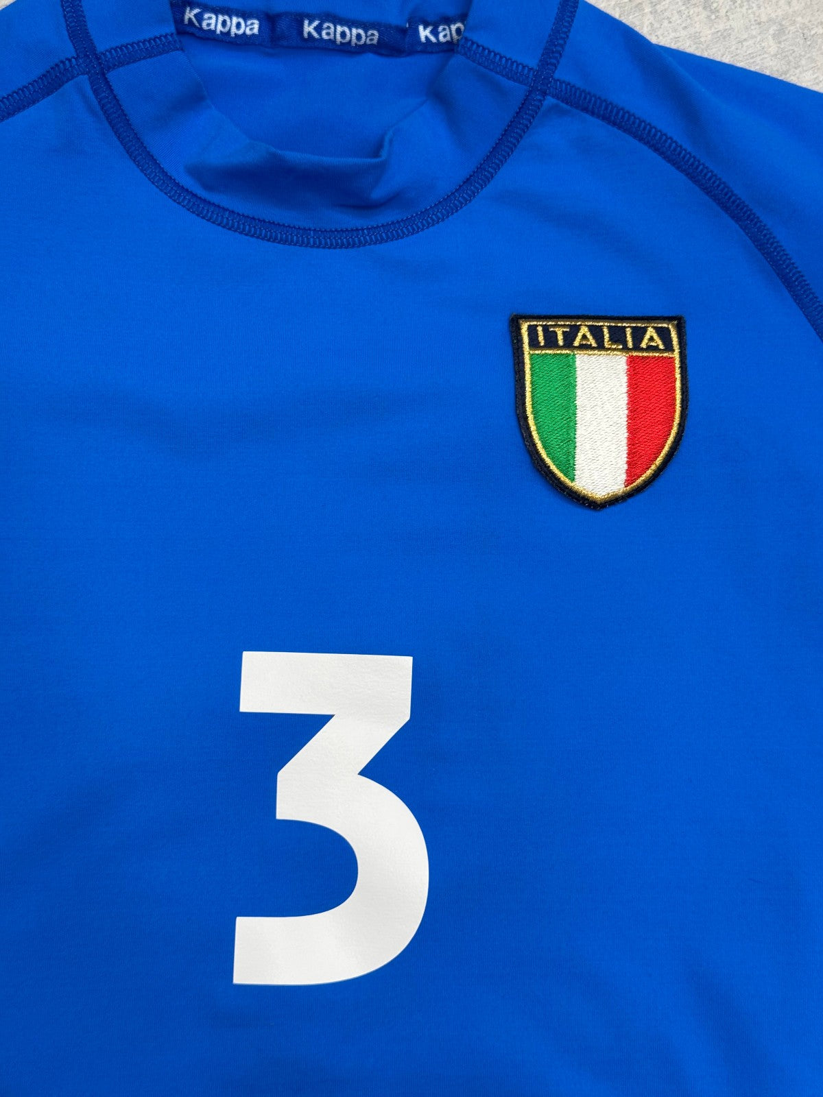 maglia italia Kappa EURO 2000 MALDINI 3 Player version home XXL jersey L/S