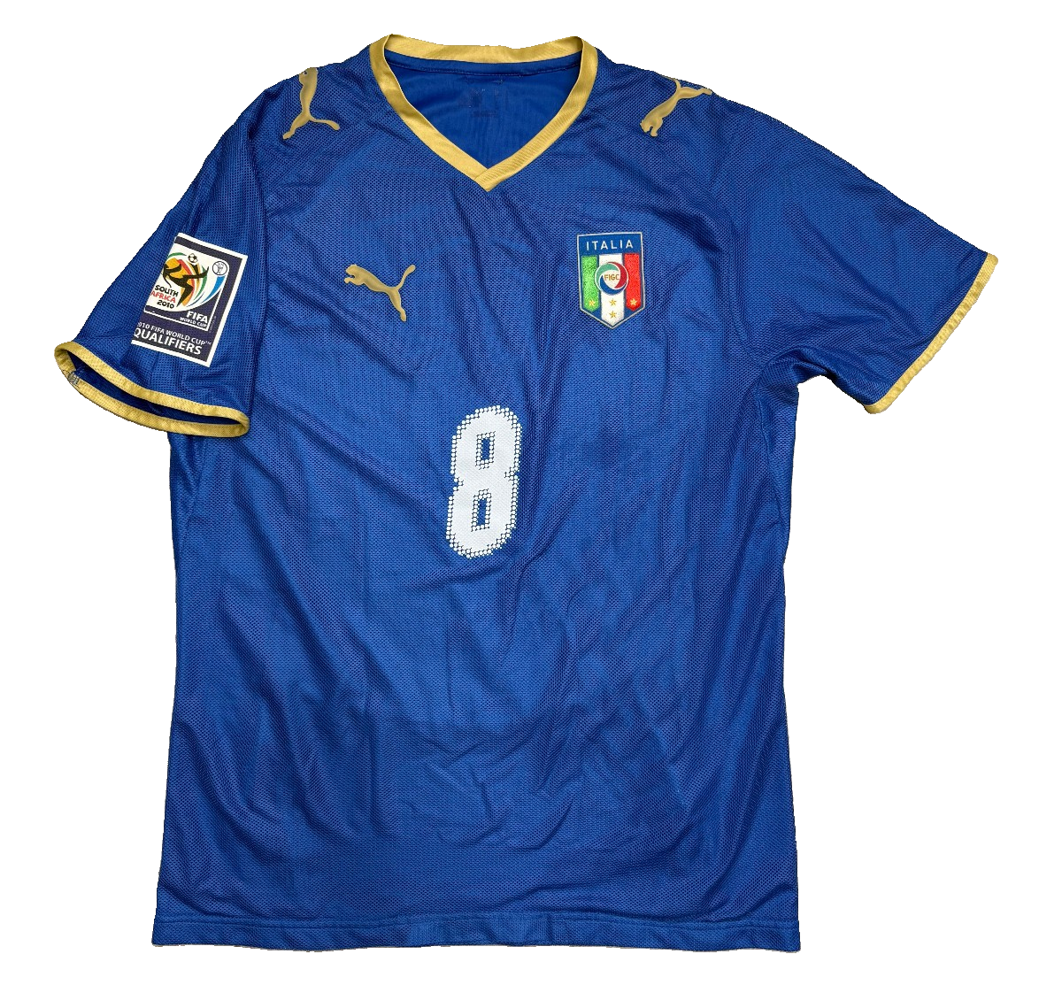 maglia calcio vintage Italia EURO 2008 store GATTUSO home PUMA M