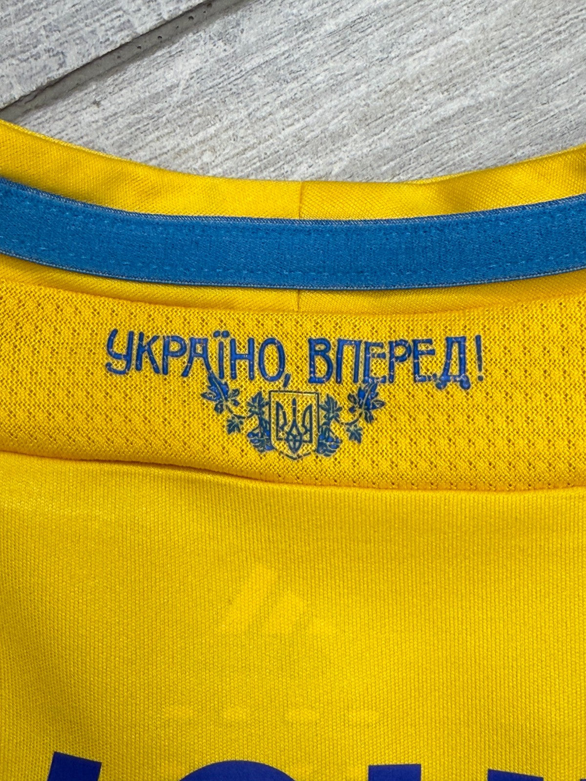 Maglia Ucraina Adidas Shevchenko 7 Vintage home Ukraine shirt EURO 2012 Taglia L