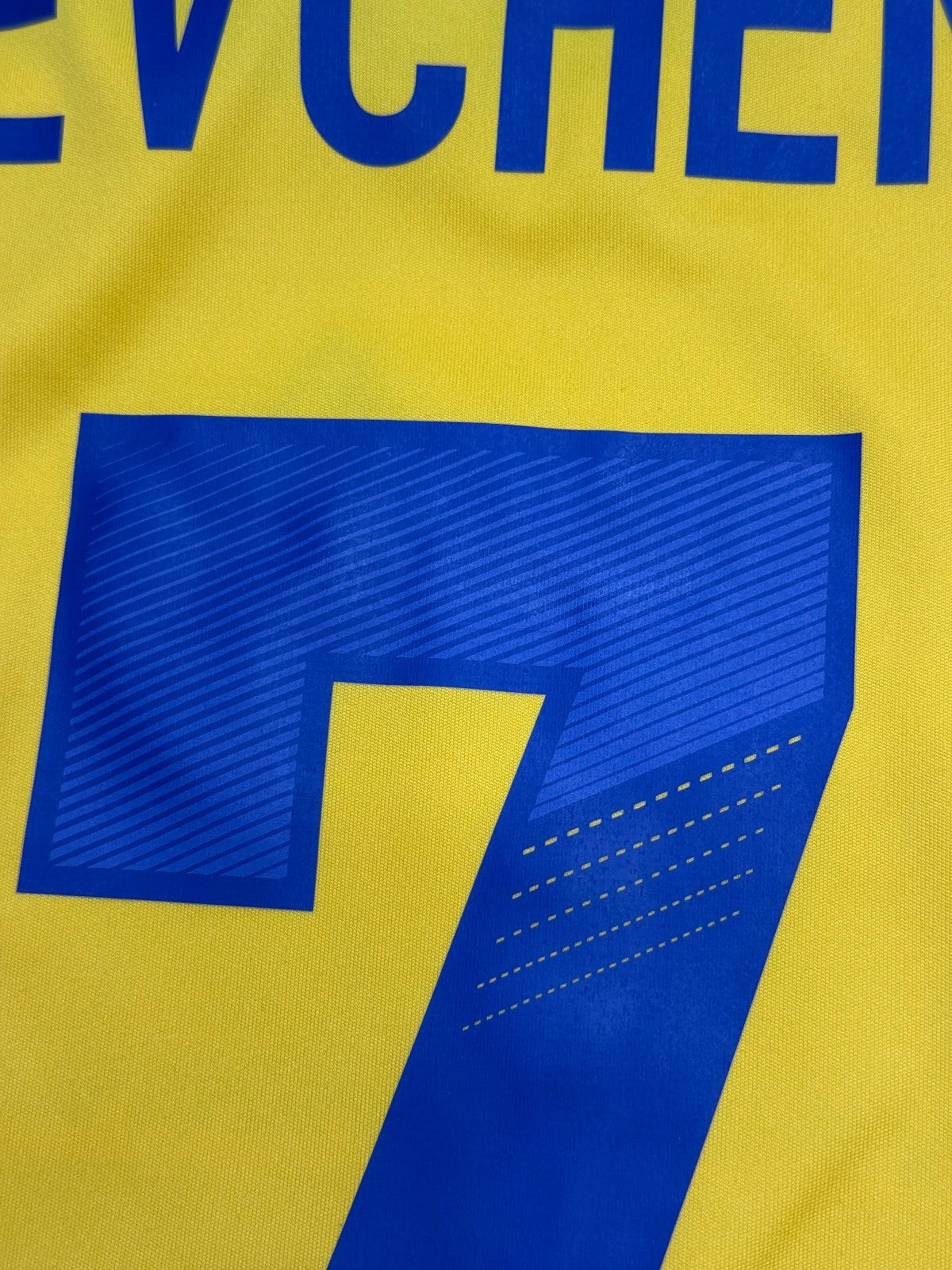 Maglia Ucraina Adidas Shevchenko 7 Vintage home Ukraine shirt EURO 2012 Taglia L