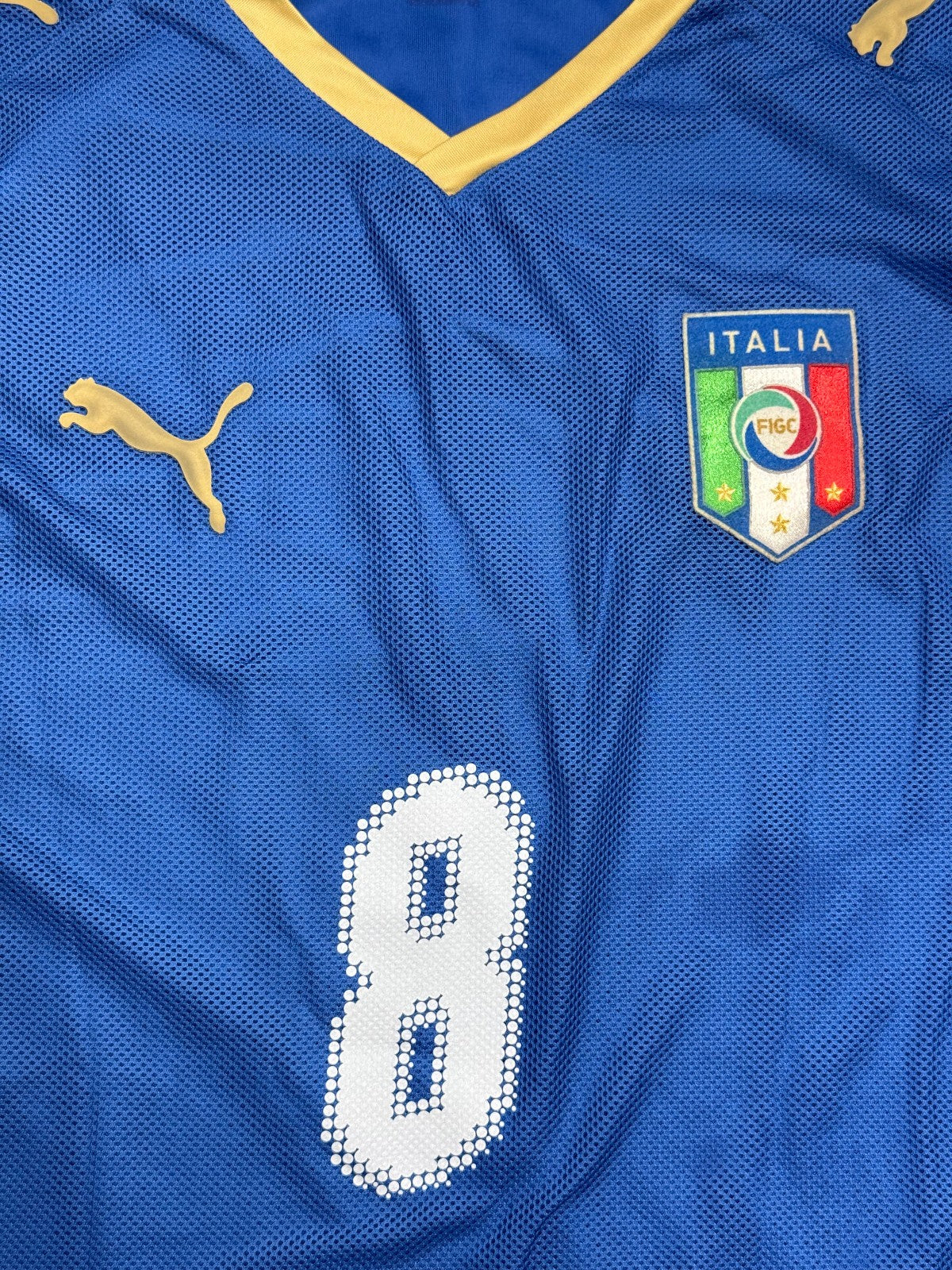 maglia calcio vintage Italia EURO 2008 store GATTUSO home PUMA M