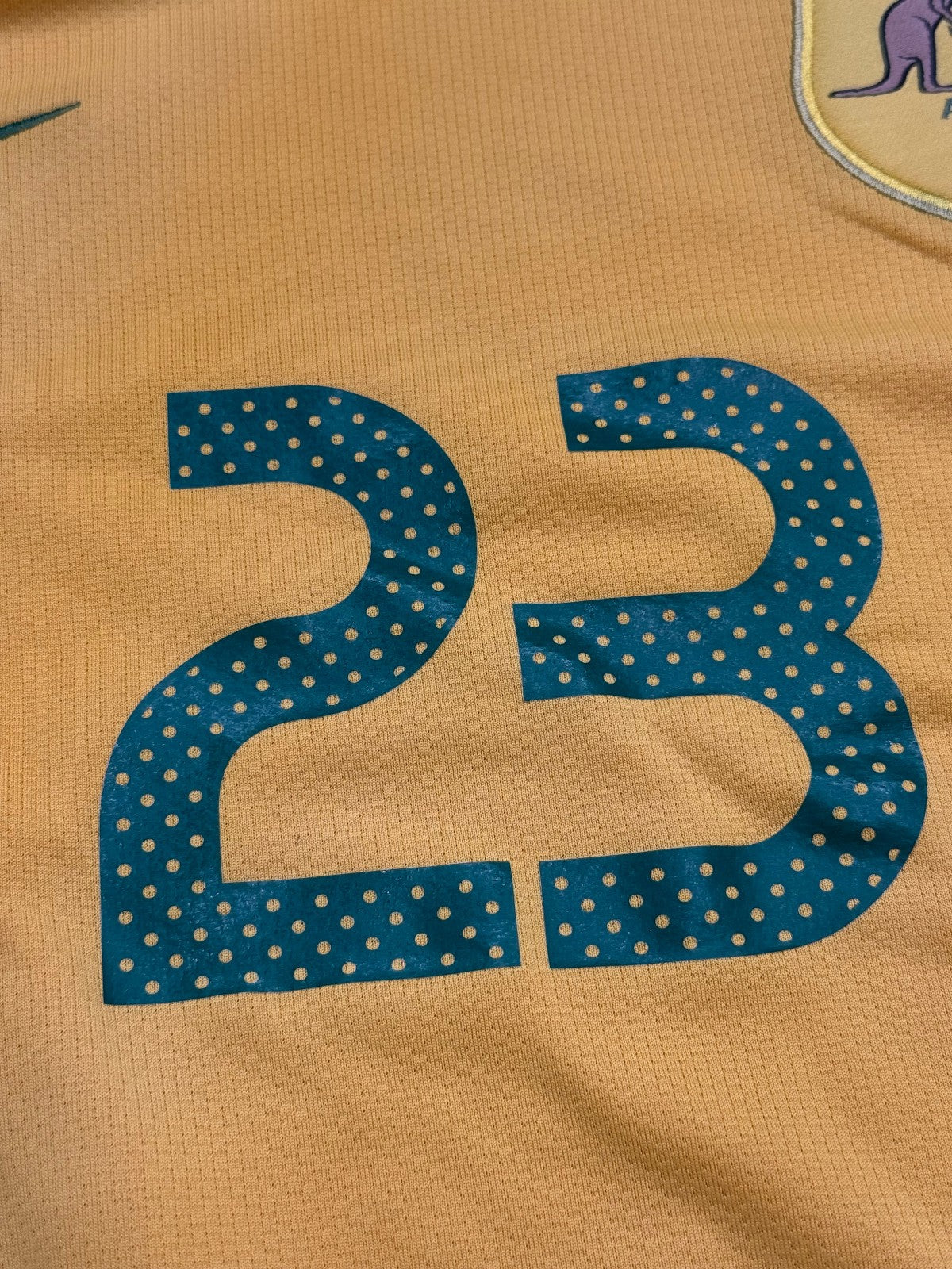 Australia Nike 2008-2010 Bresciano 23 Maglia Vintage L World Cup Qualifiers
