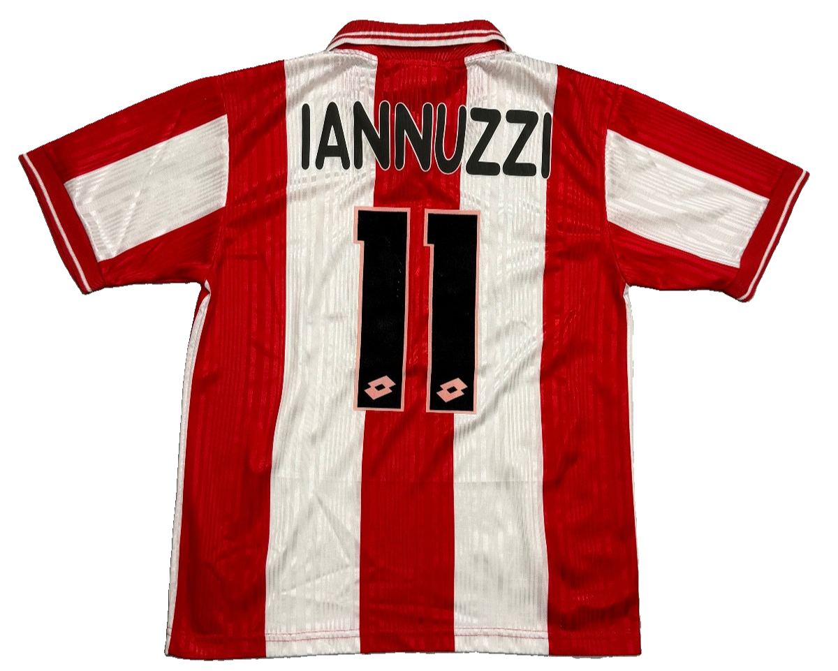 Maglia Vicenza Calcio Vintage Lotto 1997-1998 Iannuzzi #11 Pal Zileri