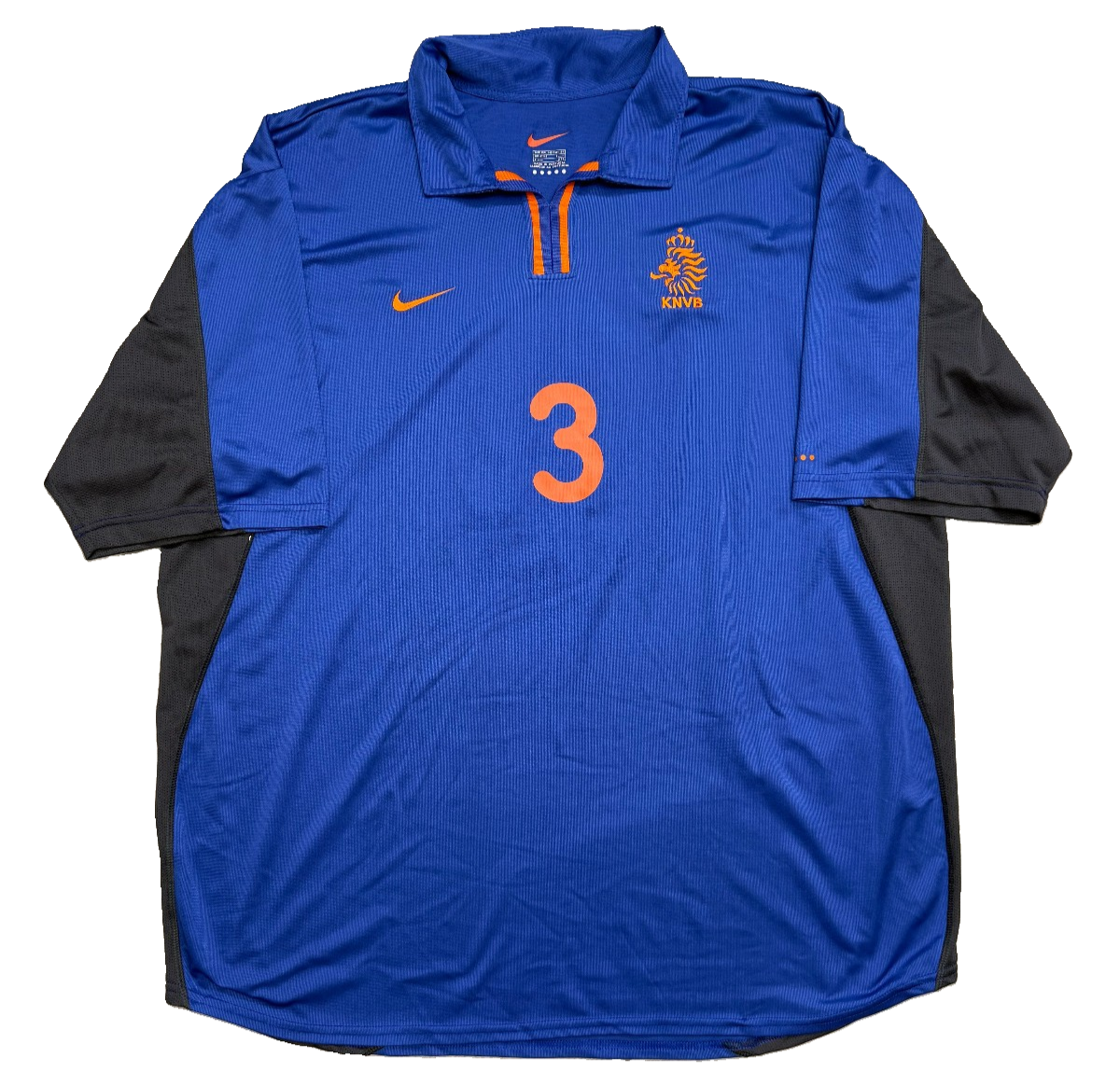 Olanda Nike 2000-2002 Jaap Stam #3 Maglia Vintage XXL Euro 2000