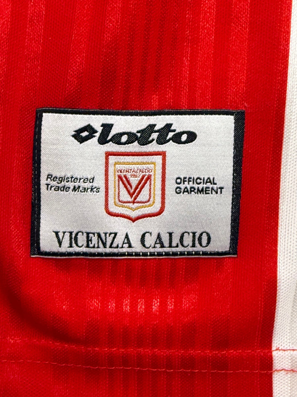 Maglia Vicenza Calcio Vintage Lotto 1997-1998 Iannuzzi #11 Pal Zileri