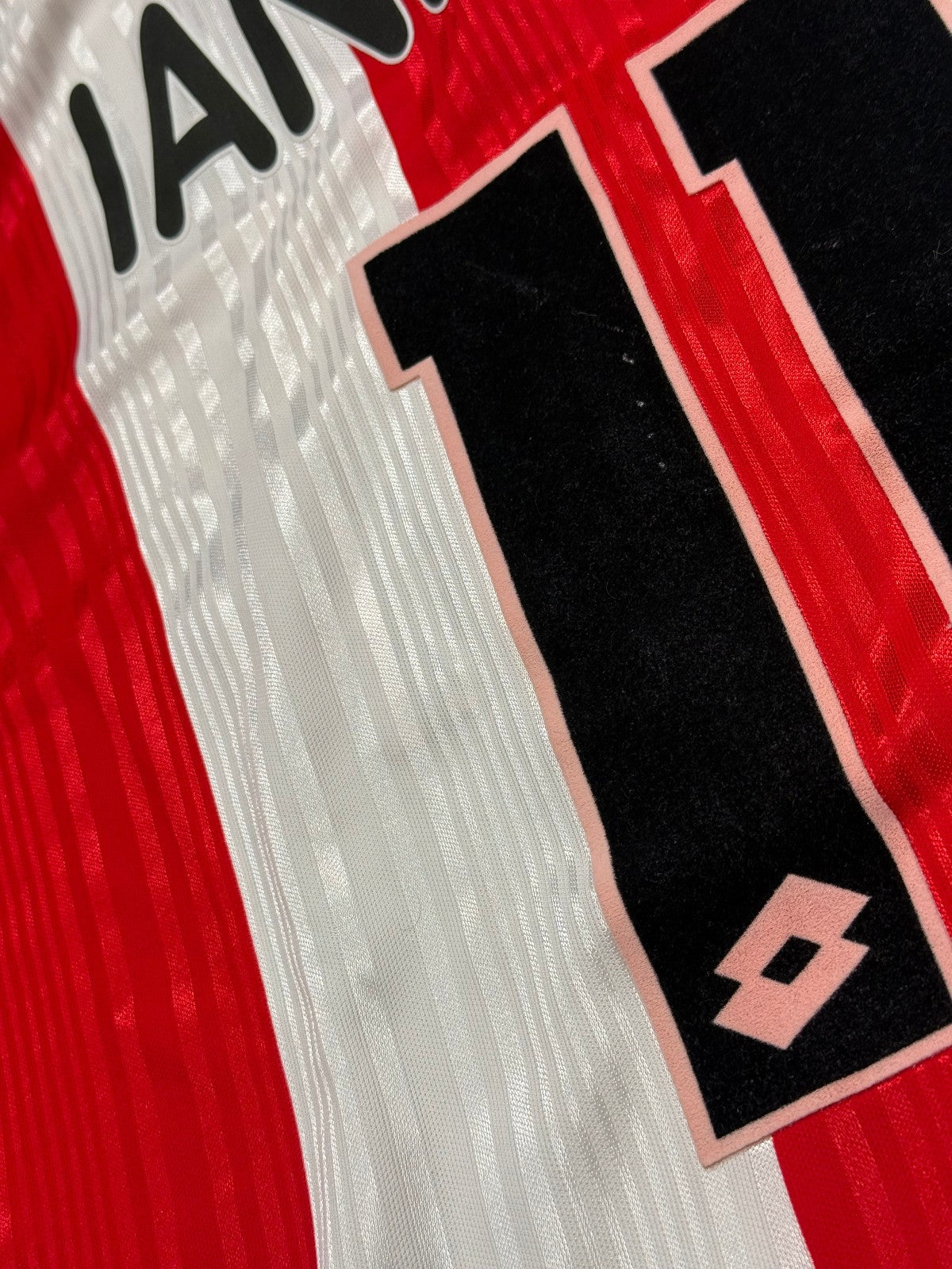 Maglia Vicenza Calcio Vintage Lotto 1997-1998 Iannuzzi #11 Pal Zileri