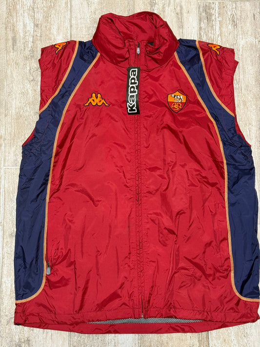 maglia calcio vintage AS Roma Training allenamento Kappa scudetto 2000-01 Totti