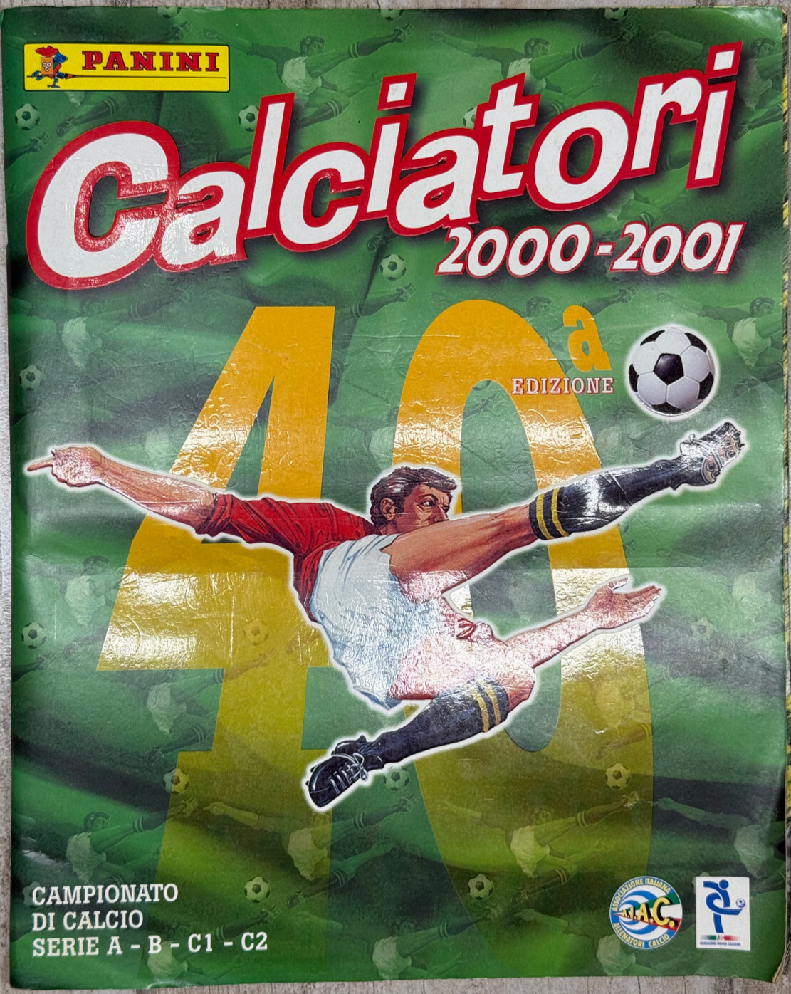 Album Figurine PANINI vintage 2000 2001 COMPLETO (no acquisti) con cedola Roma
