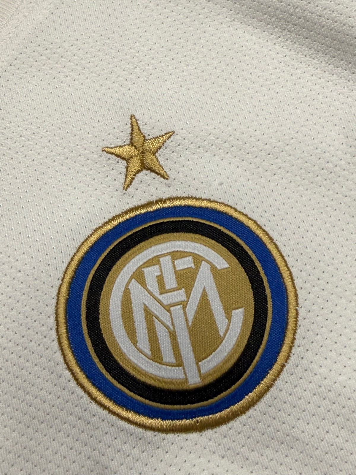 Maglia calcio vintage Inter Zanetti Pirelli Nike 2010 2011 Triplete shirt jersey