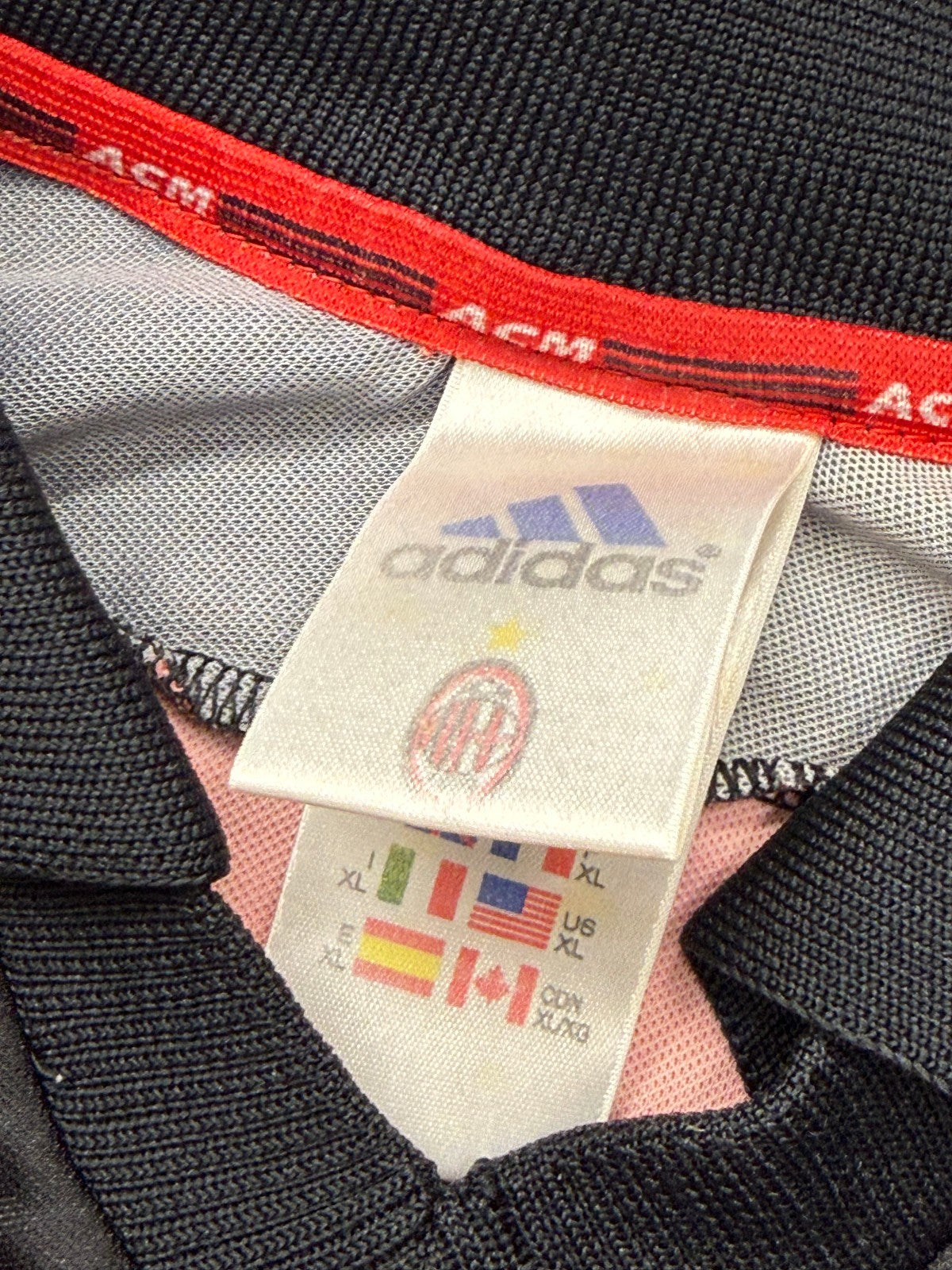 maglia calcio vintage AC Milan SHEVCHENKO Adidas 2000 2001 home OPEL Climalite