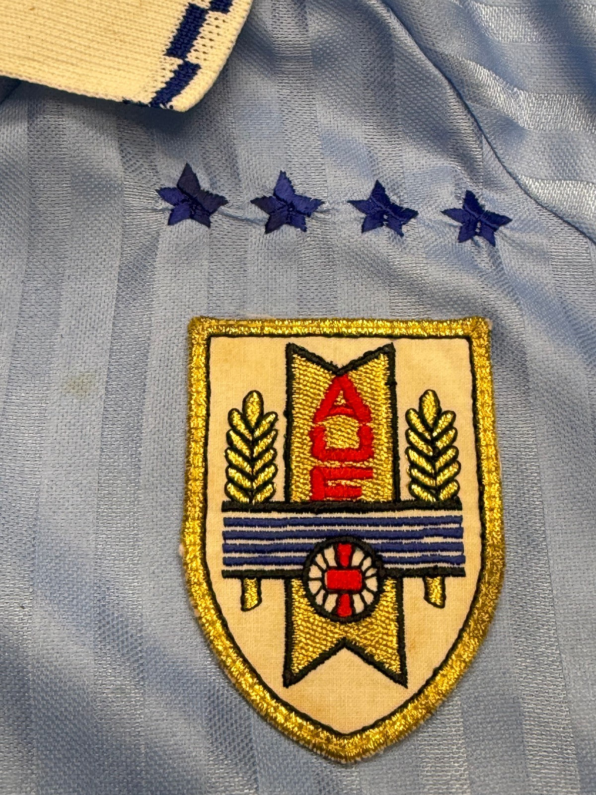 maglia calcio vintage Uruguay Francescoli ENNERRE shirt 1990 home S