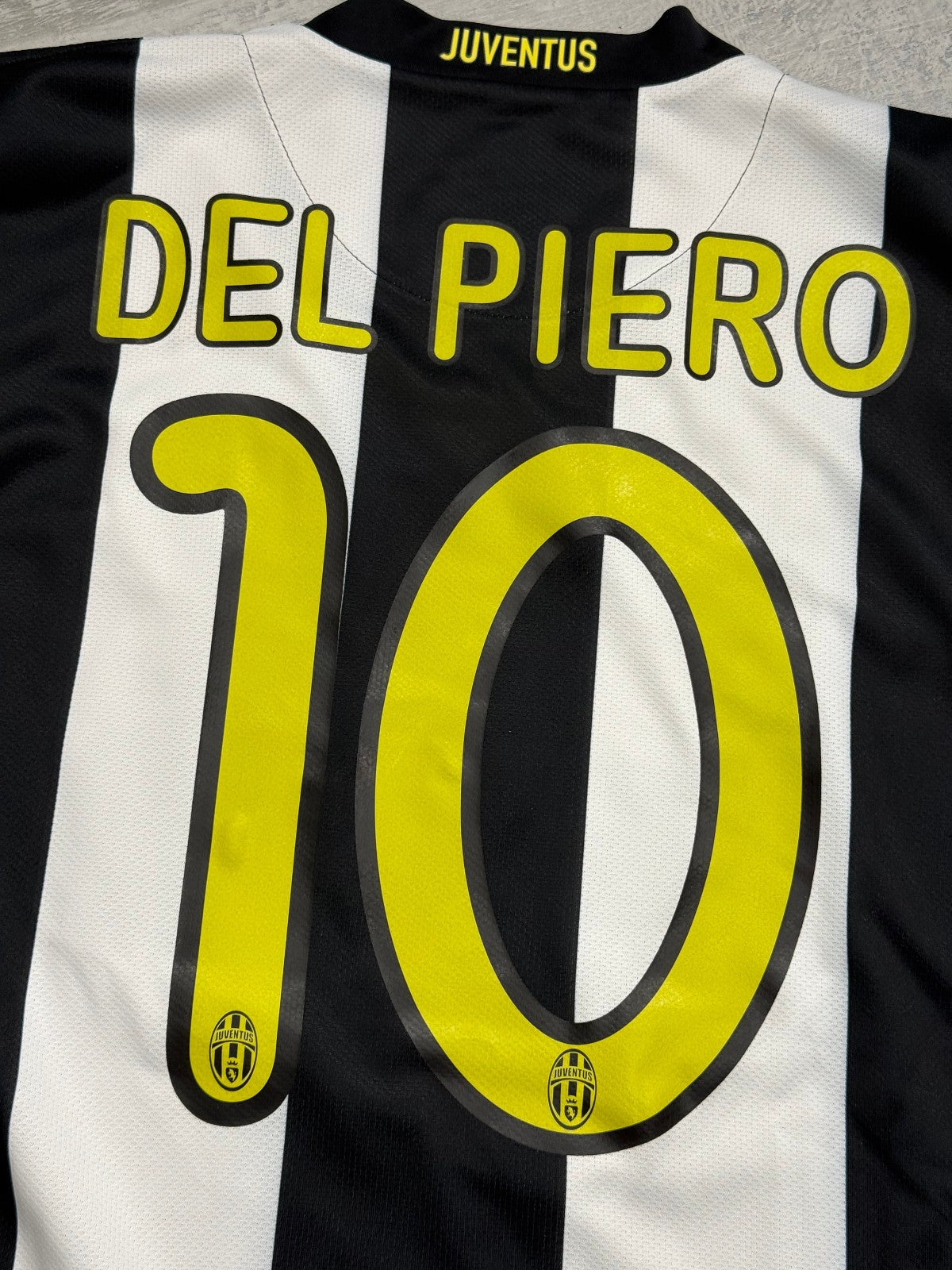 maglia calcio vintage DEL PIERO New Holland serie A  2009-10 home L NIKE