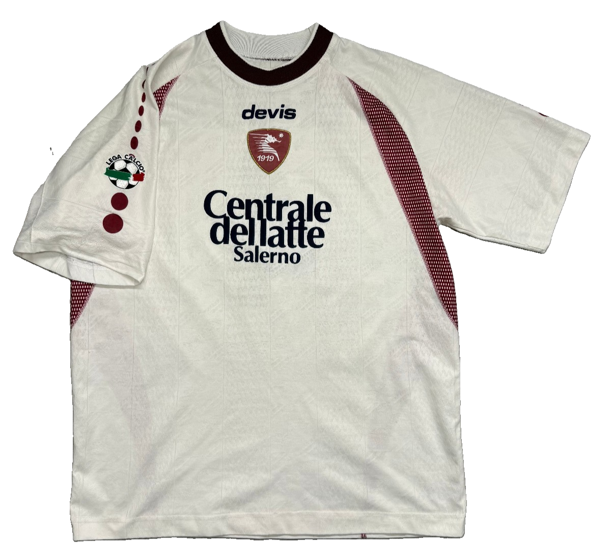 maglia calcio vintage Salernitana Devis Centrale del Latte 2003 2004 home L