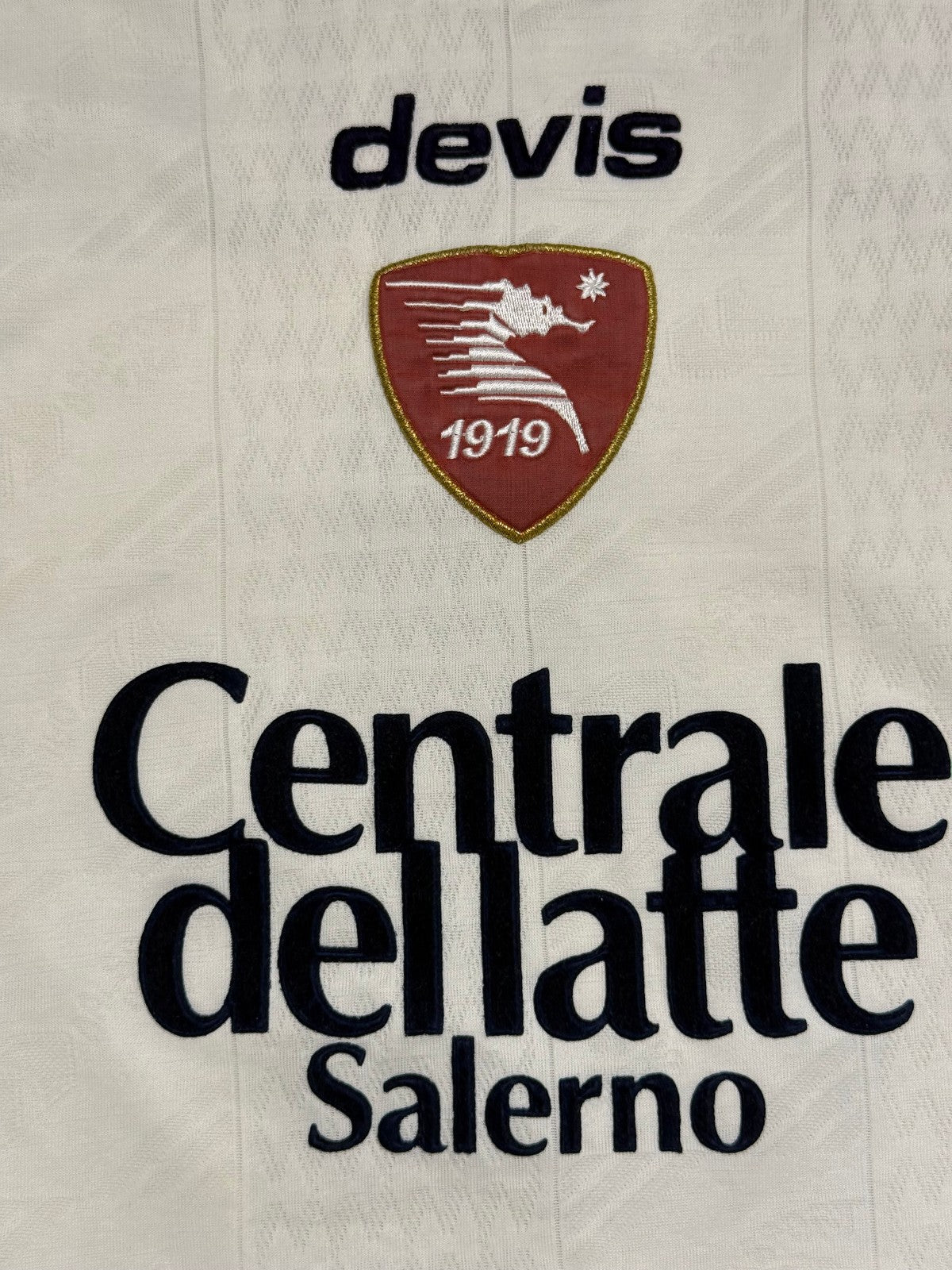maglia calcio vintage Salernitana Devis Centrale del Latte 2003 2004 home L