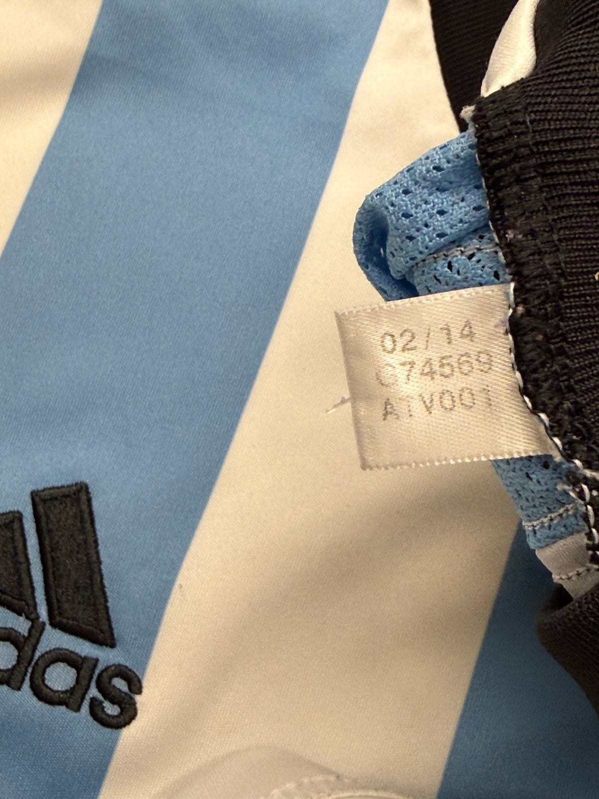 maglia calcio vintage Argentina Adidas 2014 Messi 10 Mondiali Brasile Olanda M