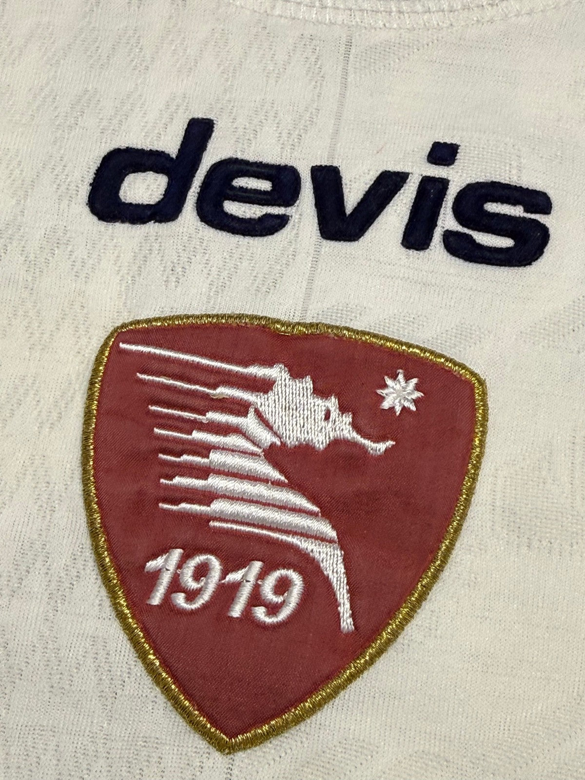 maglia calcio vintage Salernitana Devis Centrale del Latte 2003 2004 home L