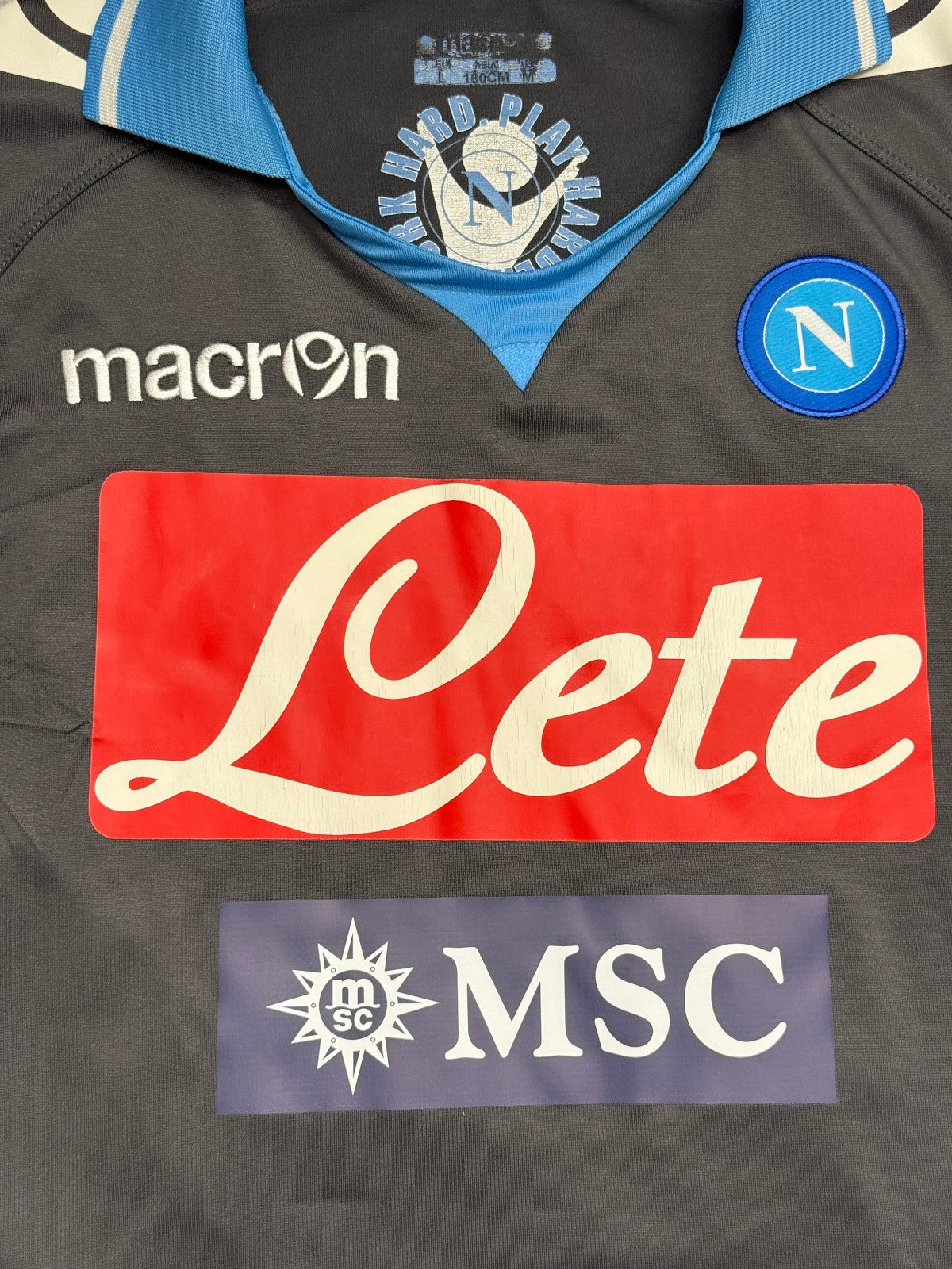SSC Napoli Maglia Away 2011/12 Hamsik #17 Macron Originale Vintage Serie A L