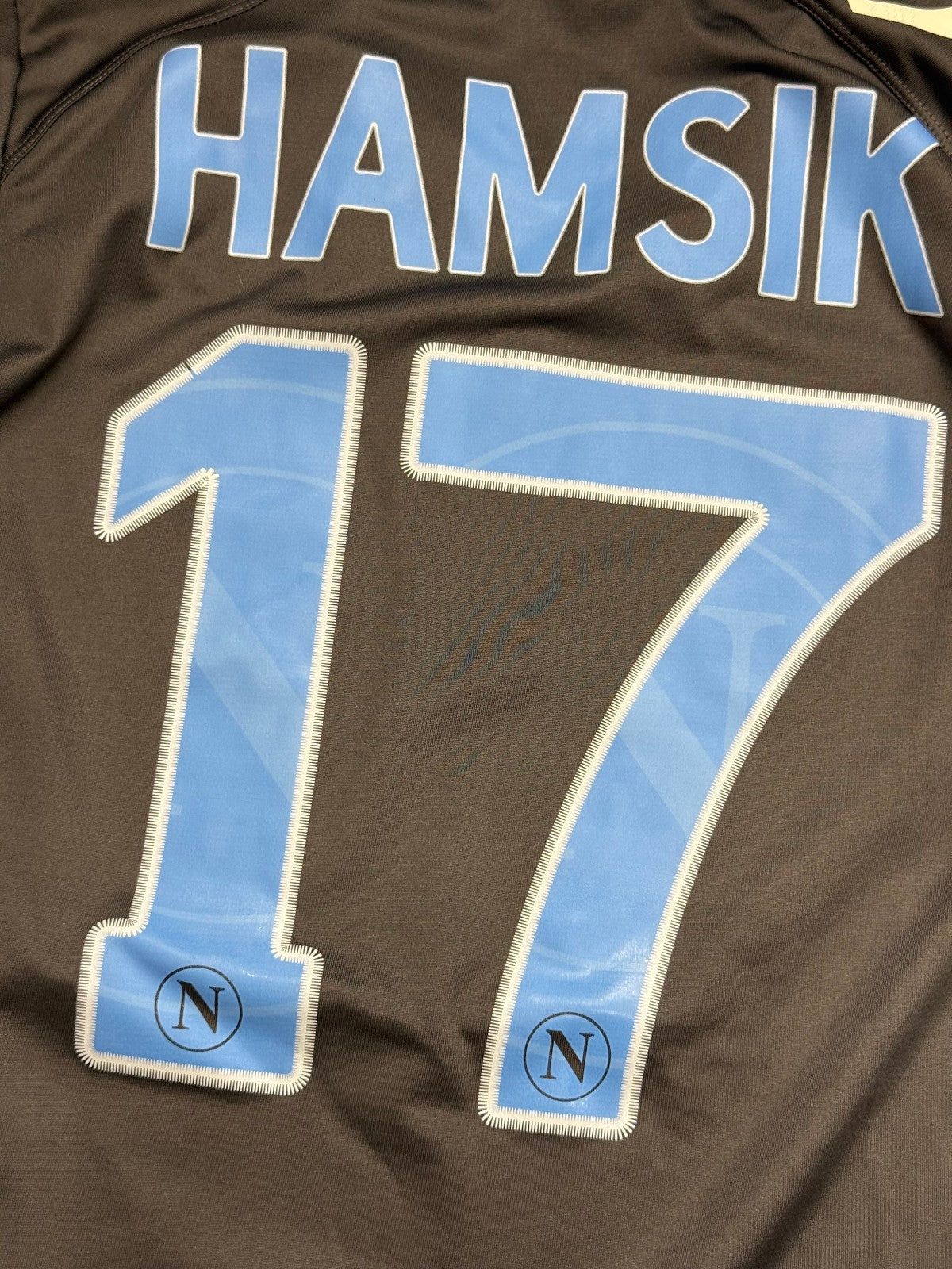 SSC Napoli Maglia Away 2011/12 Hamsik #17 Macron Originale Vintage Serie A L