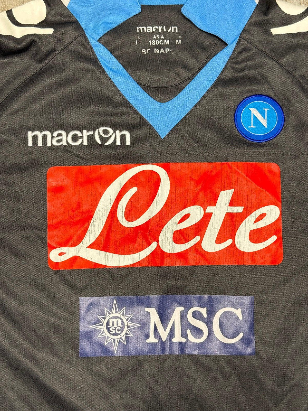 SSC Napoli Maglia Away 2011/12 Hamsik #17 Macron Originale Vintage Serie A L