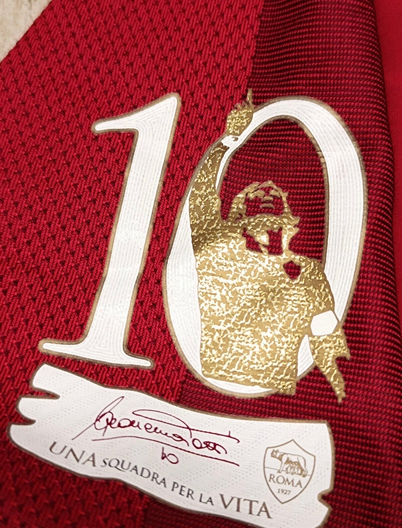 Maglia roma TOTTI NIKE last game 2017 Authentic VAPOR XL serie A limited edition