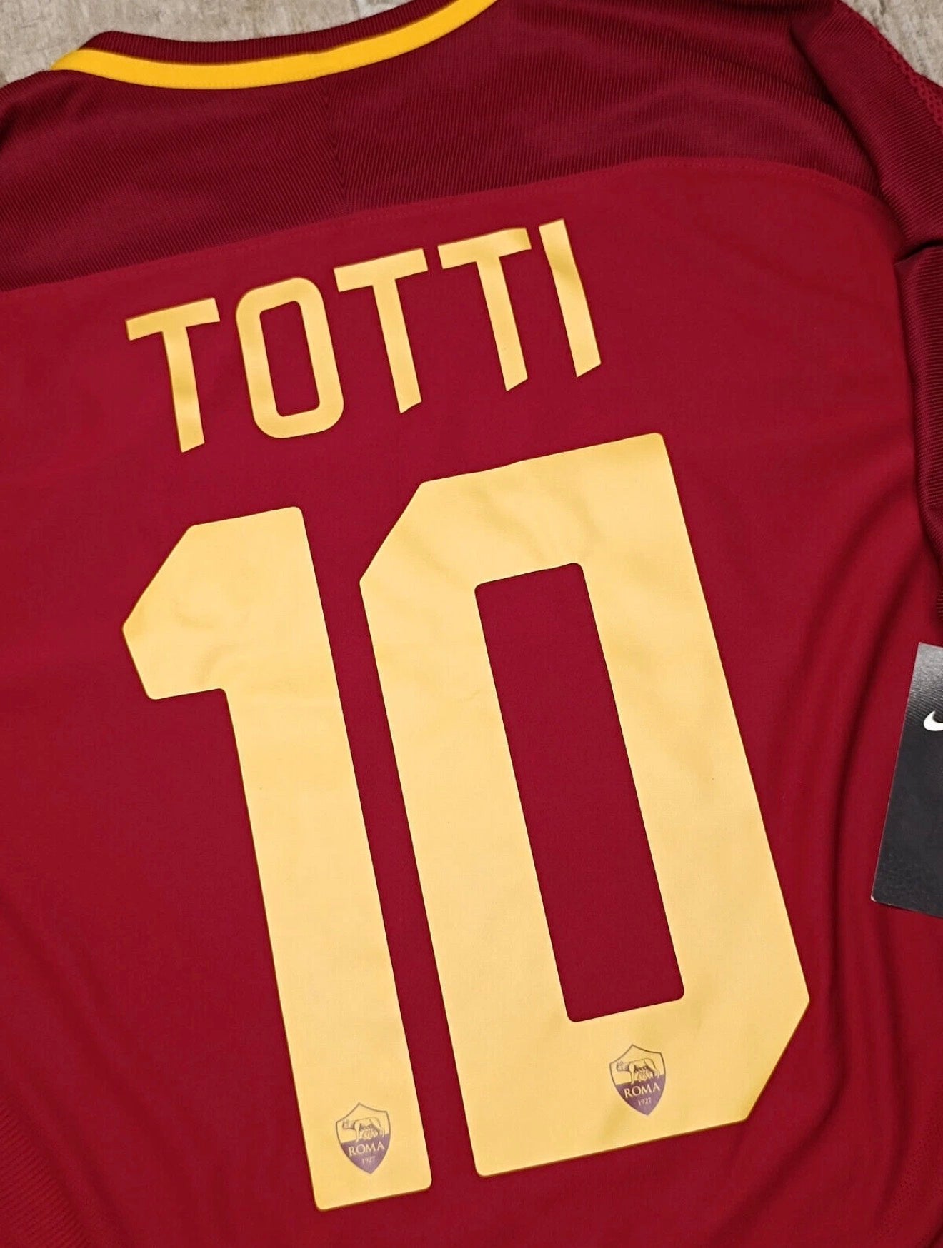 Maglia roma TOTTI NIKE last game 2017 Authentic VAPOR XL serie A limited edition