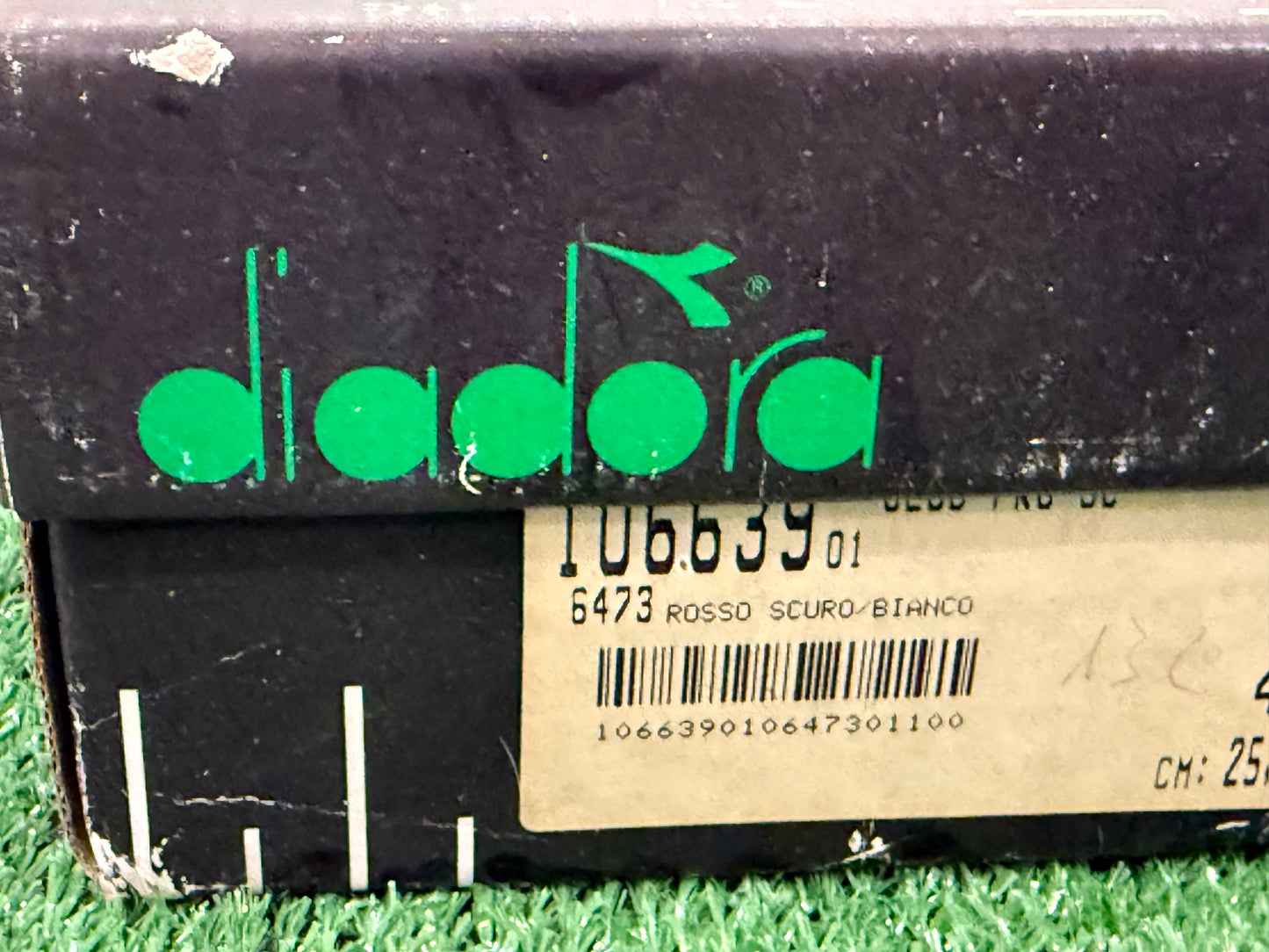 vintage diadora vintage DERBY MD PU football shoes GEORGE WEAH Milan 1995 40,5