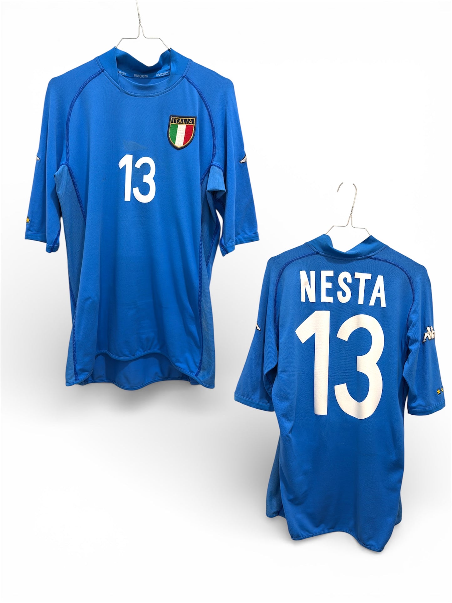 Maglia Italia Kappa home World Cup 2002 Korea Japan NESTA #13 Large