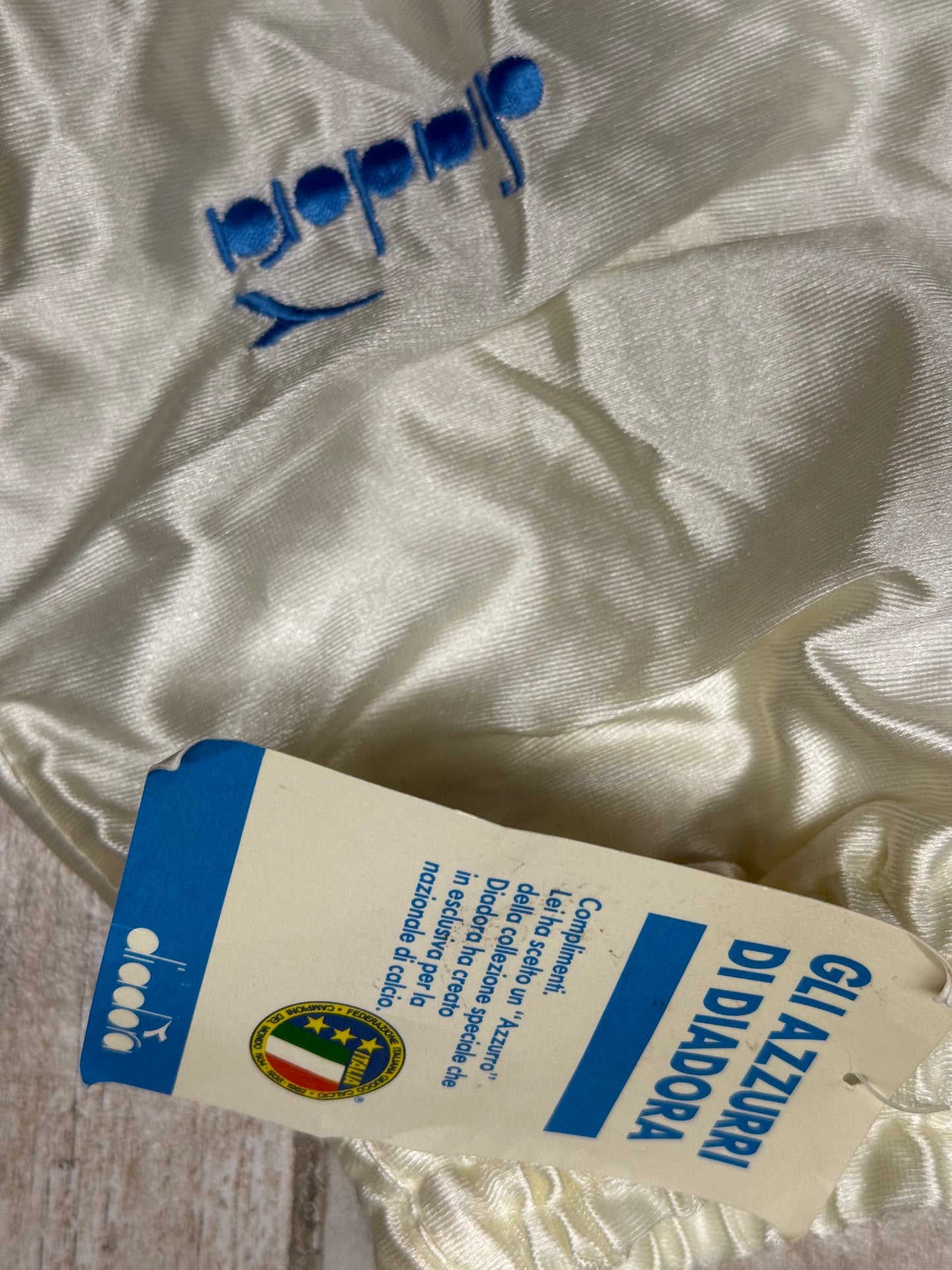 pantaloncini short italia italy FIGC Diadora Roberto Baggio World Cup 1990 M JR