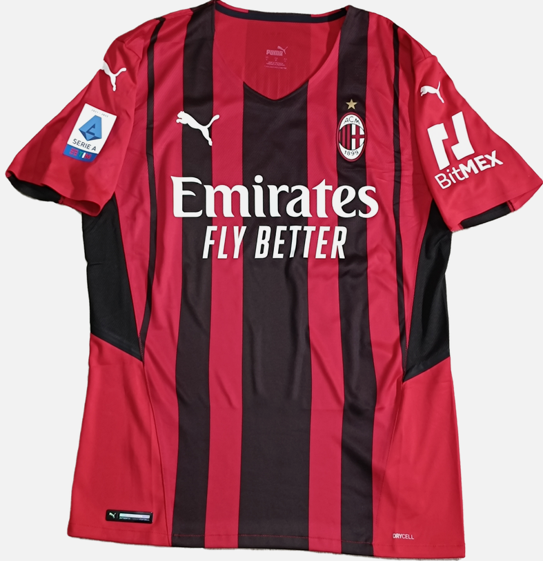 maglia ronaldo match issue 2018 2019 away tg 7 + maglia ibrahimovic AC MILAN player issue home 2021/22