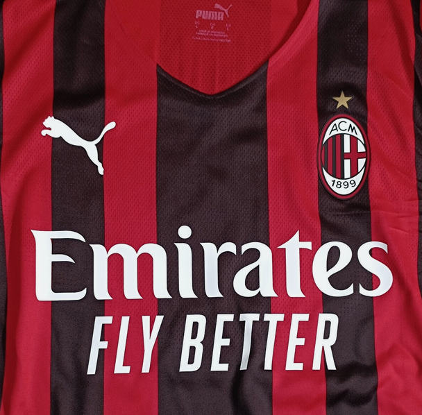 maglia ronaldo match issue 2018 2019 away tg 7 + maglia ibrahimovic AC MILAN player issue home 2021/22