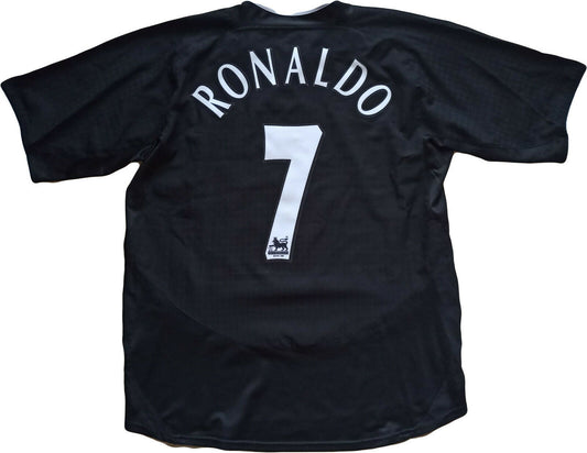 cristiano ronaldo maglia manchester united 2003 2004 aig CR7 jersey authentic M