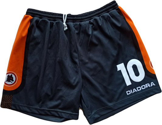 totti roma calcio shorts 1997 1998 Diadora player issue player issue magazzino
