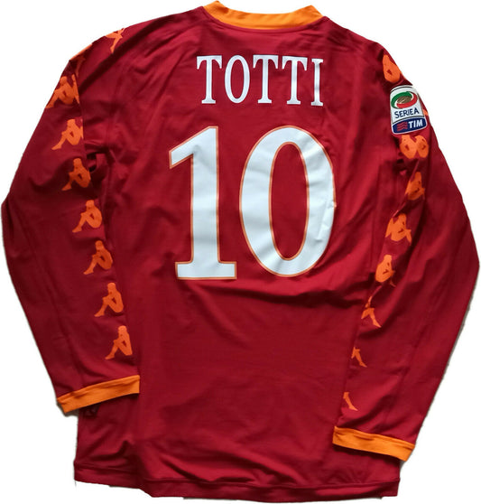 maglia roma totti calcio issued worn made in TUNISIA 150 anni 2010 XXL