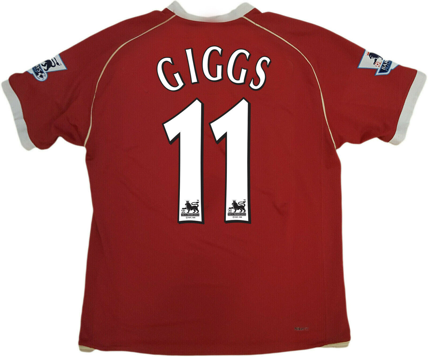 maglia manchester united Giggs #11 2006 2007 aig CR7 jersey premier M