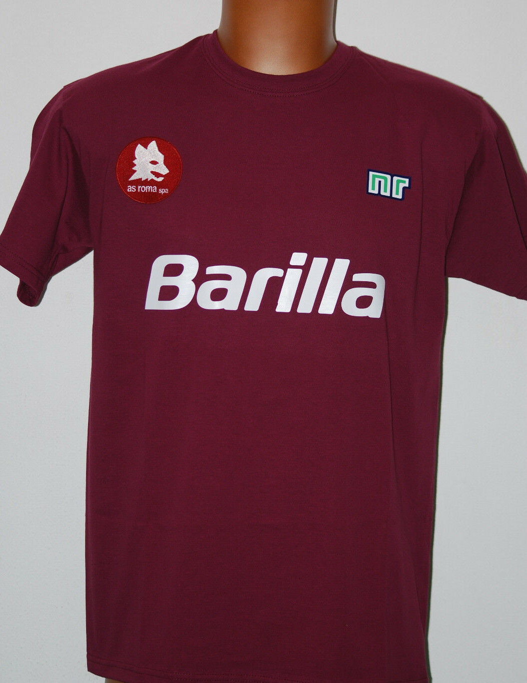 maglia roma vintage barilla anni 80 cotone ultras stadio 80s NOS 1988 1989