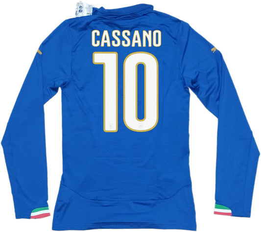 maglia Cassano Puma italia match worn *player issue* magazzino nuova preparata