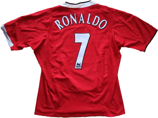 cristiano ronaldo maglia manchester united 2005 2006 Vodafone CR7 jersey premier