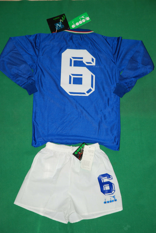 Maglia italia 1986 diadora mexico 86 GAETANO SCIREA match worn tags L vintage