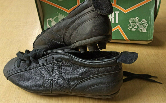 scarpe calcio vintage CARSPORT shoes sneaker football vitello pelle leather tg39