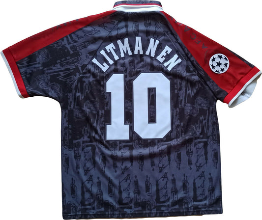 Litmanen Ajax Umbro Home UEFA champions League Final 1996-97 shirt jersey XL