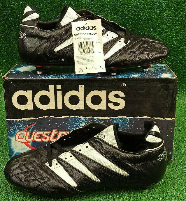 Vintage 90 ADIDAS Questra Fin Cup Scarpe Calcio Soccer Boots 1994 USA 94