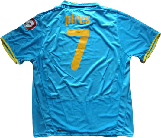 camiseta Villareal Pires Yellow Puma vintage 2008 Uefa Champions XL