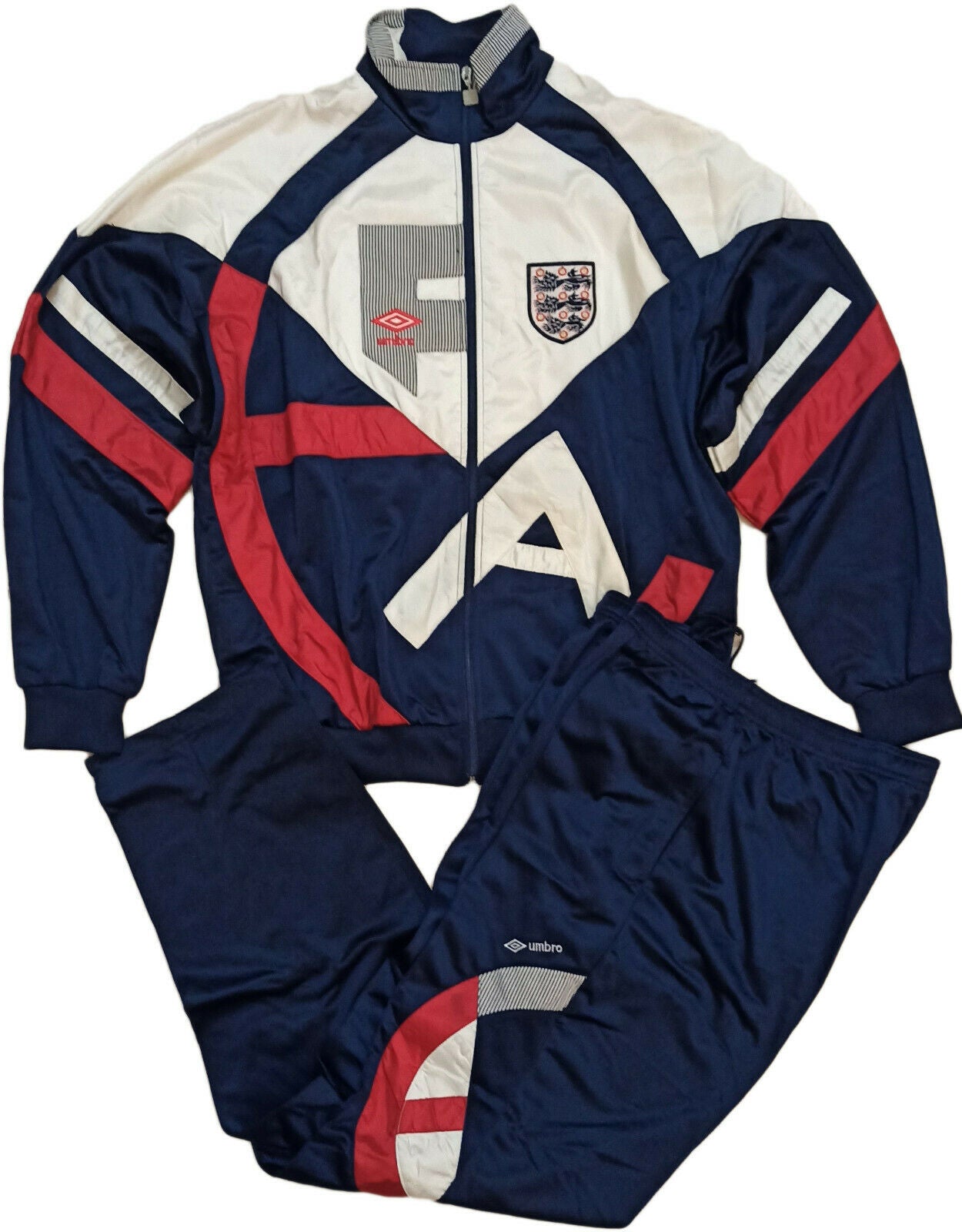 vintage England Umbro sweatshirt Tracktop FIFA World Cup 1990 shirt jersey