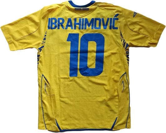 maglia ibrahimovic euro 2008 portugal SVEZIA HOME Umbro CALCIO JERSEY SHIRT