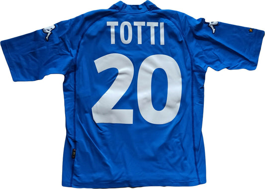 maglia italia Kappa EURO 2000 TOTTI Player version home M jersey 87%13%