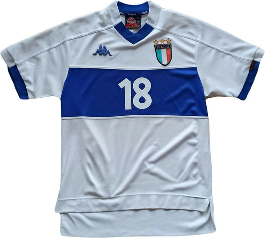 maglia italia BAGGIO #18 Italy player S Italy Kappa 1999 world cup qualifier