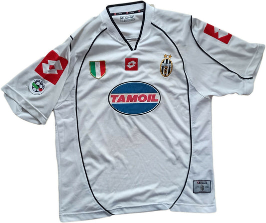 maglia calcio vintage juventus 2002 2003 DEL PIERO TAMOIL away player shirt